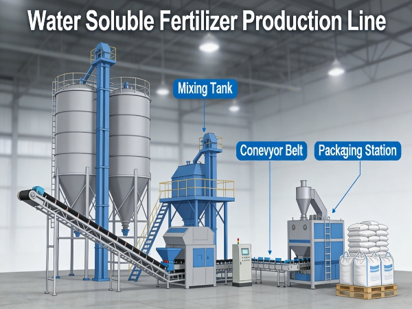 Linha de Produção de Fertilizadores Solúveis em Agua