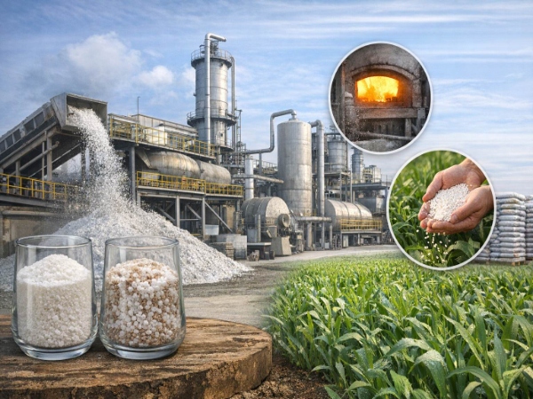 Improving Fertilizer Quality with Mannheim Process Potassium Sodium Sulfate Production Line插图2 Linha de produção de sulfato de sódio de potássio