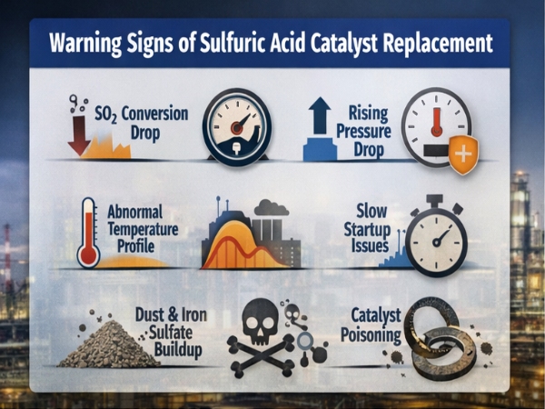 7 Warning Signs Your Sulfuric Acid Catalyst Needs Replacement插图1 Warning Signs of Sulfuric Acid Catalyst Deactivation