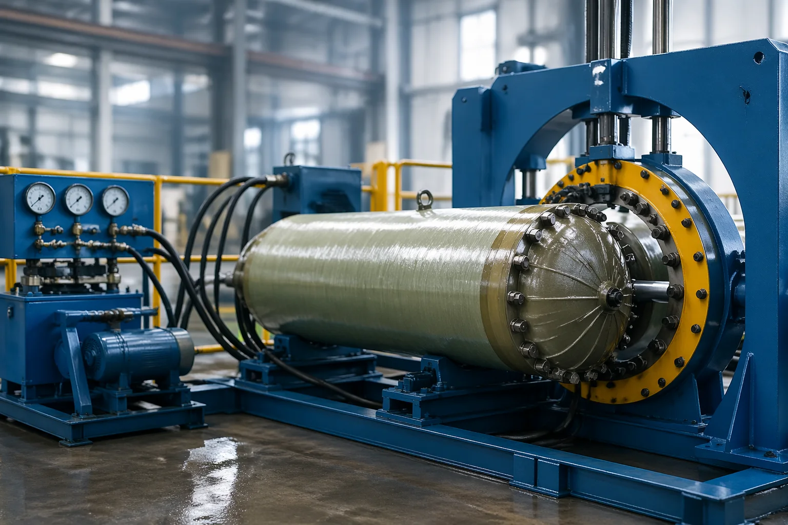 Hydrostatic Testing Machine FRP Key Design and Operational Insights插图 Hydrostatic Testing Machine FRP Key Design and Operational Insights