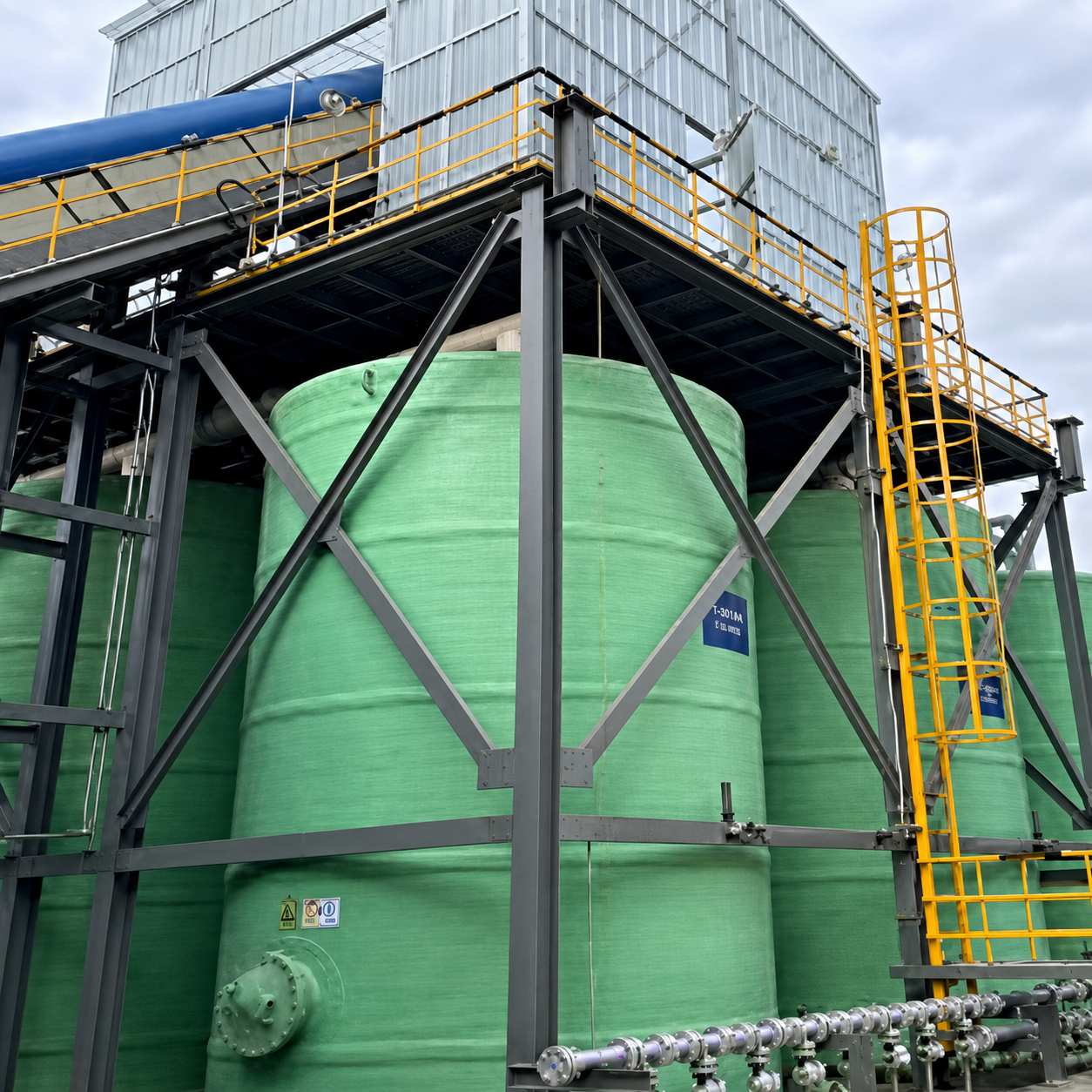 By-product HCl for Calcium Chloride Production插图1 Ligne de production de chlorure de calcium