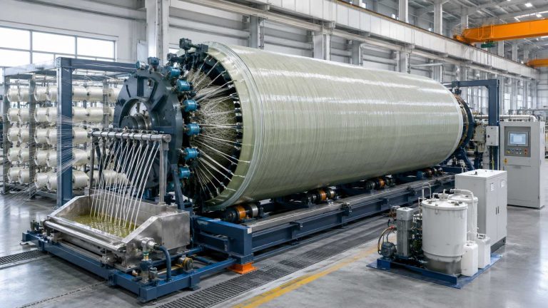 FRP Chemical Tank Production Flow Explained