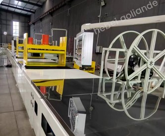 Reduce Defects in FRP Pultruded Profiles插图1 FRP Pultrusion Production Line