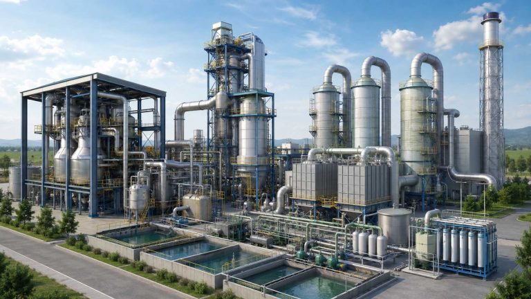 Cleaner Calcium Chloride Plant Emission Control
