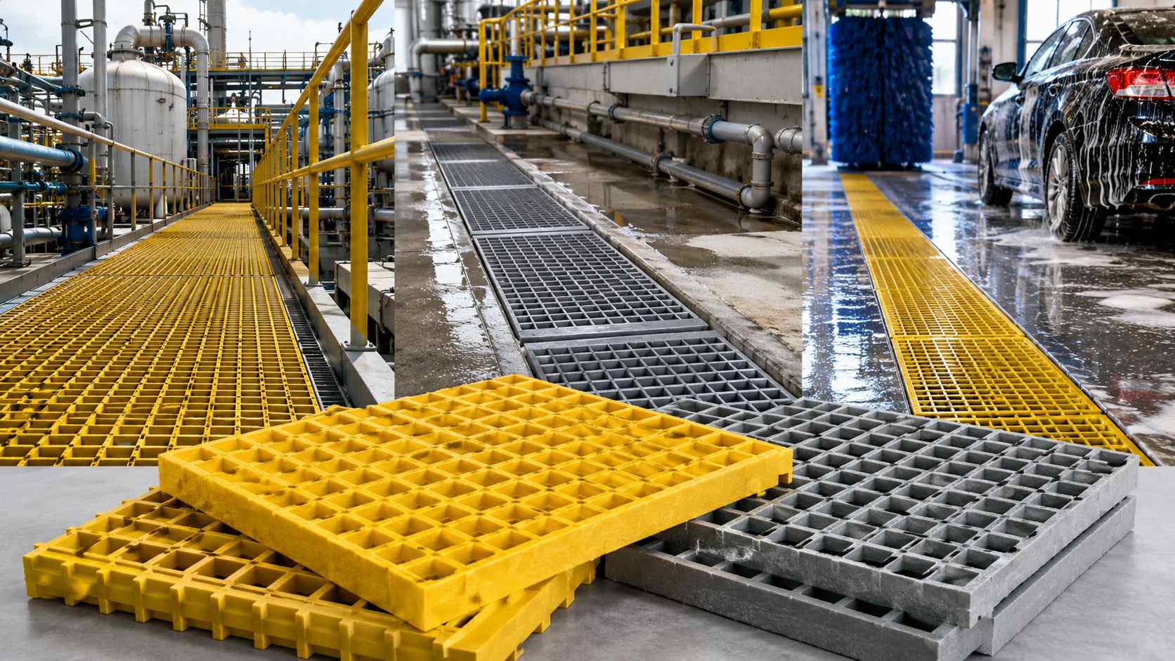 One FRP Grating Machine for Walkways, Trenches and Car Washes插图 One FRP Grating Machine for Walkways, Trenches and Car Washes