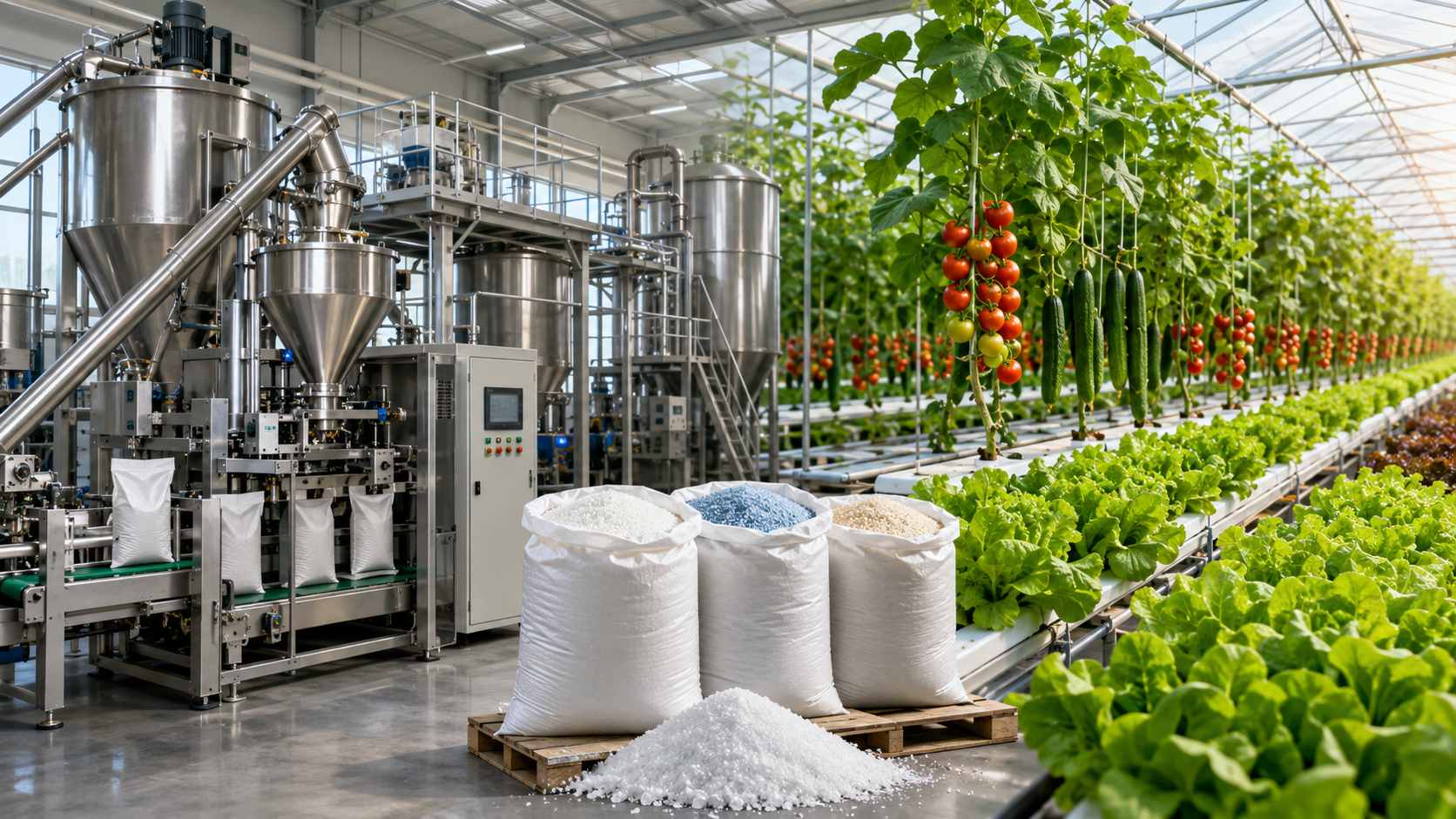 Water Soluble Fertilizer Production for Greenhouse Vegetables插图 Water Soluble Fertilizer Production for Greenhouse Vegetables